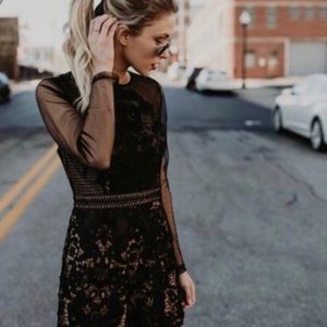 NWT Vici Collection My Forever Lace Romper